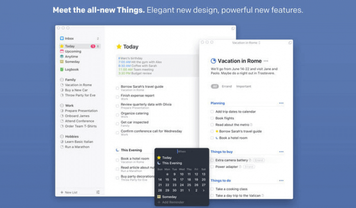 Things3: Elegant new design, powerful new features